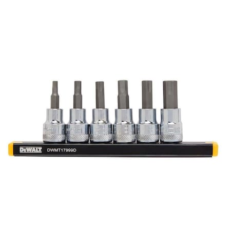 Stanley 0.375 in. Drive MM Hex Socket Set 114299